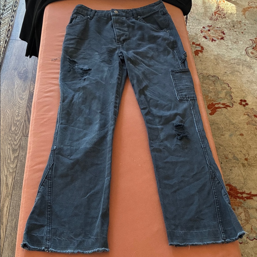 Jaded London Men's Relaxed Jeans in Black